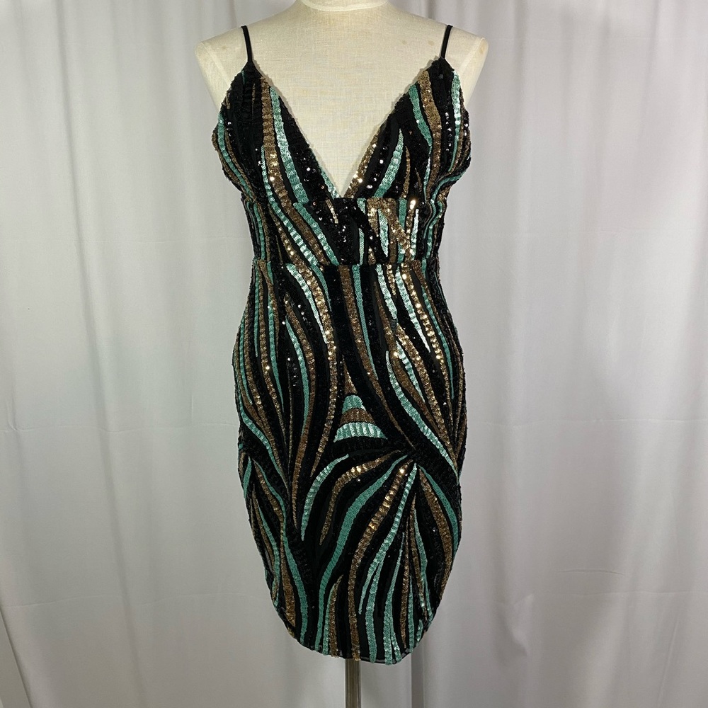 Sequin mini dress